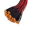 Miniatyrbilde 3 av 5: 50 stk. ferdigkablet DC12V Diffuse LED-dioder Multi Farger Lys 3mm Oransje(#2)