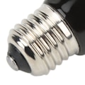 Miniatyrbillede 4 af 5: Keramisk Reptil Varmelampe Pære Mini Infrarød Varme Keramisk Padde Varmelampe til Firben Reptiler 220V‑240V 50W Sort