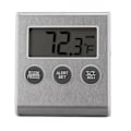 Miniatyrbillede 1 af 5: Digitalt Køleskabstermometer Alarm Hukommelsesfunktion Lille Frysetermometer med Magnet til Laboratorium Hvid