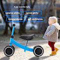 Miniatyrbilde 4 av 5: Balansetrening Mini Sykkel Sparkesykkel Gåstol Sparkesykler for 1-2 År Gammel Baby (Blå)