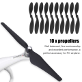 Miniatyrbilde 3 av 4: 10 stk/sett 8060 Propellblader Tilbehør for RC Fly Quadcopter Svart