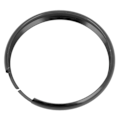 Miniatyrbillede 5 af 5: Fjernbetjenings Nøglering Trim Aluminium Legering Erstatning til MINI R55 R56 R57 R58 R59 R60 Sort