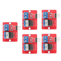 Pikkukuva 1 / 5: 5 kpl 3,3 V / 5 V MOSFET-ohjainmoduuleja PWM-lähtöohjauskortit Lähtö 0–24 V