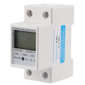 Miniatyrbild 2 av 5: 5-80A DDM15SD LCD-bakgrundsbelyst digital display enfasig elektronisk energimätare KWh