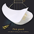Miniatyrbilde 2 av 4: 2 stk. Kommaform Plekterbrett Beskyttelsesklistremerke for Akustisk Gitar (Gullranke)