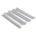 Miniatyrbillede 2 af 5: Non-stick MultiGrooves Bølgeformet Franskbrødspande Baguette Bageform Køkkenredskab (4 Riller)