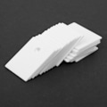Miniatyrbilde 3 av 5: 100 stk. TO-247 Alumina Keramisk Isoleringsark MOS Transistor IGBT Kjølepute 17 x 22 x 1mm