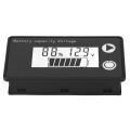 Miniatyrbillede 5 af 5: LCD 12V Batterikapacitetsindikator Tester Lithium Batteri Universal Digital Display Voltmeter (10-100V Blå Temperatur)