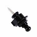Miniatyrbilde 4 av 5: 10 stk/pose Metall Runde Hodestropplåser Antiskli Stropplåsknapper For Elektrisk Gitar (svart)