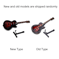Miniatyrbilde 4 av 5: 5.5in Klassisk Miniatyr Gitar Replika med Stativ og Etui Instrument Ornamenter Julegave