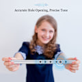 Miniatyrbillede 4 af 5: Irsk Fløjte Traditionel Tin Penny Whistle 6 Huller Fløjte Blæseinstrument til Begyndere, Øvede & Eksperter - Toneart D
