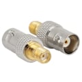Miniatyrbilde 5 av 5: 2 stk. BNC Hunn til SMA Hunn Type RF-kontakt Koaksialadapter Testkonverter