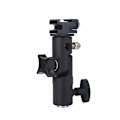 Miniatyrbillede 3 af 5: Aluminiumslegering E Type Flash Stativ Beslag Hot Shoe Mount Adapter Paraplyholder