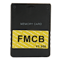 Pikkukuva 2 / 5: Muistikortti FMCB V1.966 Plug and Play -pelikonsolin ulkoinen datakortti Free McBootilla PS264MB:lle, keltainen tarra