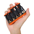 Miniatyrbillede 3 af 4: Variabel Hånd Finger Styrke Spændings Træningsenhed Gribetræner til Klaver Guitar (Orange)