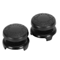 Miniatyrbilde 2 av 5: 2 stk. Tommelspak Myk Silikon Dekselgrep Joystick Kontroller Gamepad Tasthette for PS5 Svart