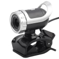 Miniatyrbild 2 av 5: 12M Pixel Webkamera med Klippfäste HD 360° Rotationsstativ Inbyggd Mikrofon för PC Silver