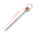 Miniatyrbillede 3 af 5: DC 6/12V N20 Gearkasse Reduktionsmotor Med Lang Udgangsaksel M4 x 100mm (6V 100RPM)