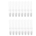 Miniatyrbillede 5 af 5: 100 stk. LED Diode 3mm 8 Farver LED Lysende Farvelampe Elektronisk Komponentsæt 3V Varm Hvid