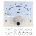 Miniatyrbild 2 av 5: 85C1 DC0-50UA Pekar DC Amperemeter Huvud Ampere Mätare Linjekrets Mätenhet