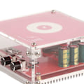 Miniatyrbillede 4 af 5: 4 tommer Bluetooth Musik Tesla Spole Kunstig Belysning Interessant Plug and Play Eksperimentelt Bordlegetøj 100‑240V Rød EU Stik