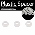 Miniatyrbilde 4 av 5: 100 stk Transistor Skive Isolert Plastavstandsstykke Foring Skiver (TW-6)