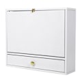 Miniatyrbillede 1 af 5: Computerskrivebord Vægmonteret Multifunktionelt Foldbart Laptopbord Skrivebord til Hjemmekontor
