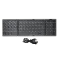 Pikkukuva 2 / 5: Kokoontaitettava Bluetooth-näppäimistö numeronäppäimillä, 81 näppäintä, paristokäyttöinen, Type C -liitäntä, taskukokoinen Bluetooth-näppäimistö PC:lle