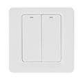 Miniatyrbilde 1 av 5: Smart Trykknappbryter for Stemme- og Appkontroll WiFi BLE Hjem Trådløs Veggbryter AC 100‑240V