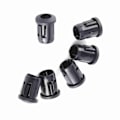 Miniatyrbillede 5 af 5: 5mm LED 50 stk. Lampesokkel Diodeholder Nylon Sort Klipsramme Nyttig