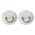 Miniatyrbillede 2 af 5: 2 stk. Oppustelig Båd Kajak D-ring Pad Patch PVC Marine Rustfrit Stål Fast Spænde (Grå)