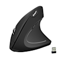Miniatyrbillede 2 af 5: YWYT 2.4G Trådløs Vertikal Mus Ergonomisk Vertikal Mus Oprejst Mus Optisk Mus 3 Justerbare bevægelseshastighedsniveauer/ Plug&Play Sort