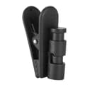 2 st Svarta Hörlurar Headset Hörlurar Öronpropp Stor Clip Clamp