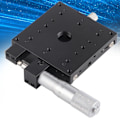 Miniatyrbilde 5 av 5: SEMX80‑AS Mikrometer Manuell Skyvebord Lineære Trinn Kryssvalseføring 80 * 80mm