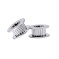 Miniatyrbillede 1 af 5: 2 stk. Aluminium 5 mm Indvendig Diameter Tandrem Driv Remstrammer Med Leje til 3D Printer