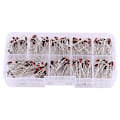 Miniatyrbillede 1 af 5: 200 stk. 10 Værdier Zener Diode Sortiment Elektronisk Kit 1N4738~1N4748 Med Opbevaringsboks