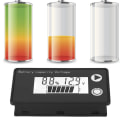 Miniatyrbillede 3 af 5: LCD 12V Batterikapacitetsindikator Tester Lithium Batteri Universal Digital Display Voltmeter (10-100V Blå Temperatur)