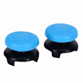 Miniatyrbillede 3 af 5: 2 stk. Thumbstick Blødt Silikone Cover Grip Stick Joystick Controller Gamepad Key Cap til PS5 Blå