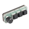 Miniatyrbilde 5 av 5: 3 Tasters Lite Tastatur Multifunksjonell Snarvei RGB Bakgrunnsbelysning USB Mekanisk Tastatur med Knapp for DIY Programmering Gaming