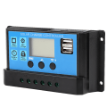 Miniatyrbilde 5 av 5: 30A 12V 24V Auto Solar Ladekontroller PWM Kontroller (30A)