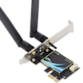 Miniatyrbillede 3 af 5: WiFi Adapter PCI E DualBand 2.4/5GHz 300/867Mbps Trådløs Connector til PC Desktop