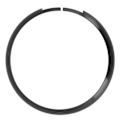 Miniatyrbillede 2 af 5: Fjernbetjenings Nøglering Trim Aluminium Legering Erstatning til MINI R55 R56 R57 R58 R59 R60 Sort