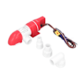 Miniatyrbillede 1 af 5: Lavprofil Lænsepumpe 1100GPH/4160LPH Elektrisk Automatisk Rustfrit Stål DC12V 360° Rotation til Både