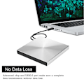 Miniatyrbilde 5 av 5: 5 Gbps dataoverføring ekstern DVD-brenner, beskyttelse på flere nivåer, pop-up USB 3.0 DVD-stasjon