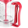 Miniatyrbillede 4 af 5: Ledningsfri Elektrisk Batteridrevet Mixer Dispenser Pandekage Cupcake Vaffel Dej Maker Maskine