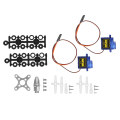 Pikkukuva 5 / 5: A2217 1250KV Harjaton Moottori 40A ESC SG90 9G Mikro Servo 8060 Potkuri RC-Lentokoneeseen (1250KV Moottori 40A ESC 9G Servo 8060 Potkuri)