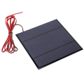 Miniatyrbillede 1 af 5: 5V 4.5W 900mA Mini Solpanel Oplader Høj Konverteringsrate Vindtæt Snetæt med 200 cm Kabel
