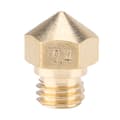 10 stk. 0,4 mm ekstruderdyser, messing ekstruderdyser 1,75 mm til Mk10 3D-printertilbehør
