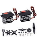 Pikkukuva 3 / 5: 2 KPL QY3240MG Nopea Metallivaihde 40kg Suuri Vääntömomentti Digitaalinen Servo Scx10 1:8/1:10 RC-autolle Robotille