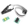 Miniatyrbillede 2 af 5: SOIC8 SOP8 Flash Chip IC Test Clip Programmerings Socket Adapter Board Kabel